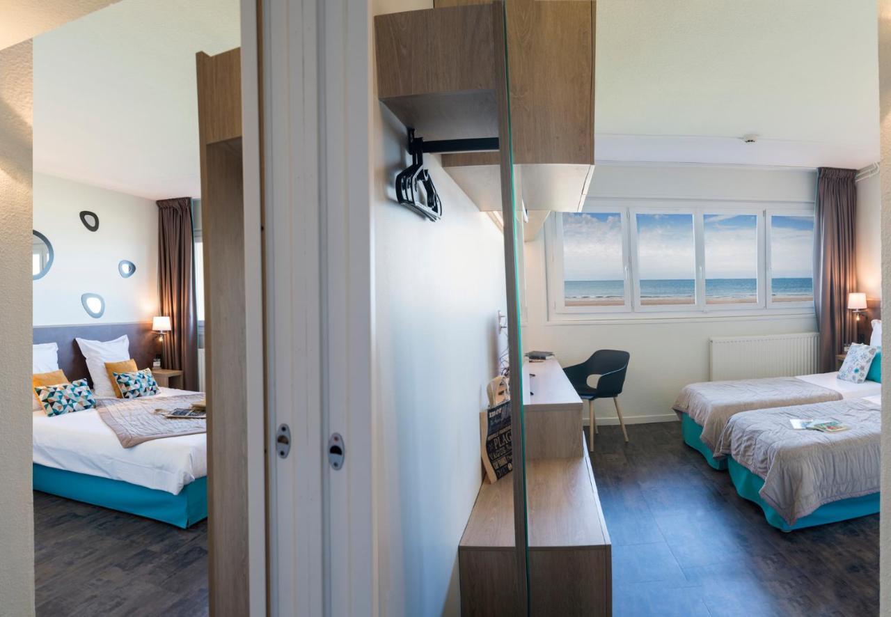 Hotel Club De La Plage Merville-Franceville-Plage Buitenkant foto