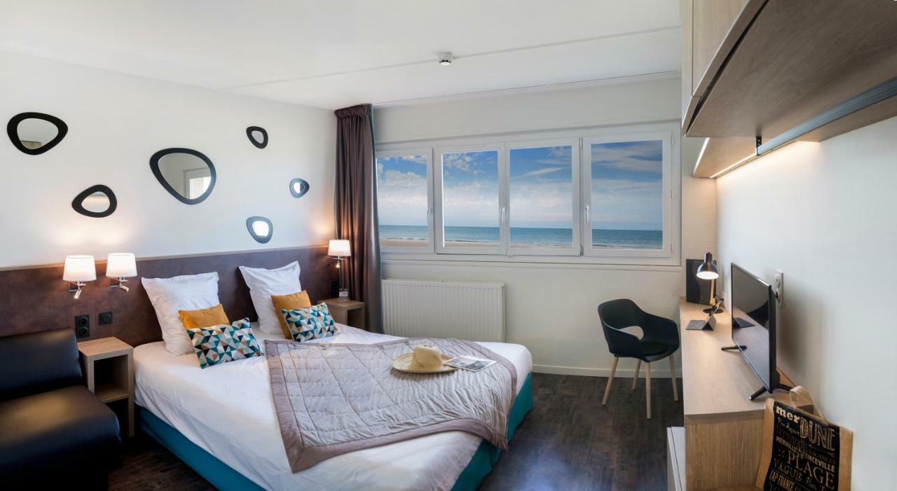 Hotel Club De La Plage Merville-Franceville-Plage Buitenkant foto